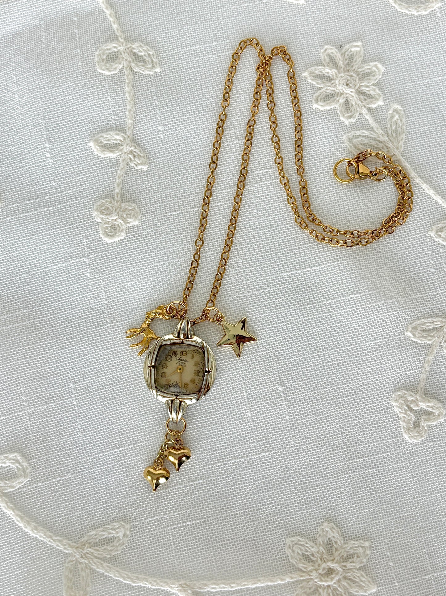 Gold Tradition - Watch Charm Necklace