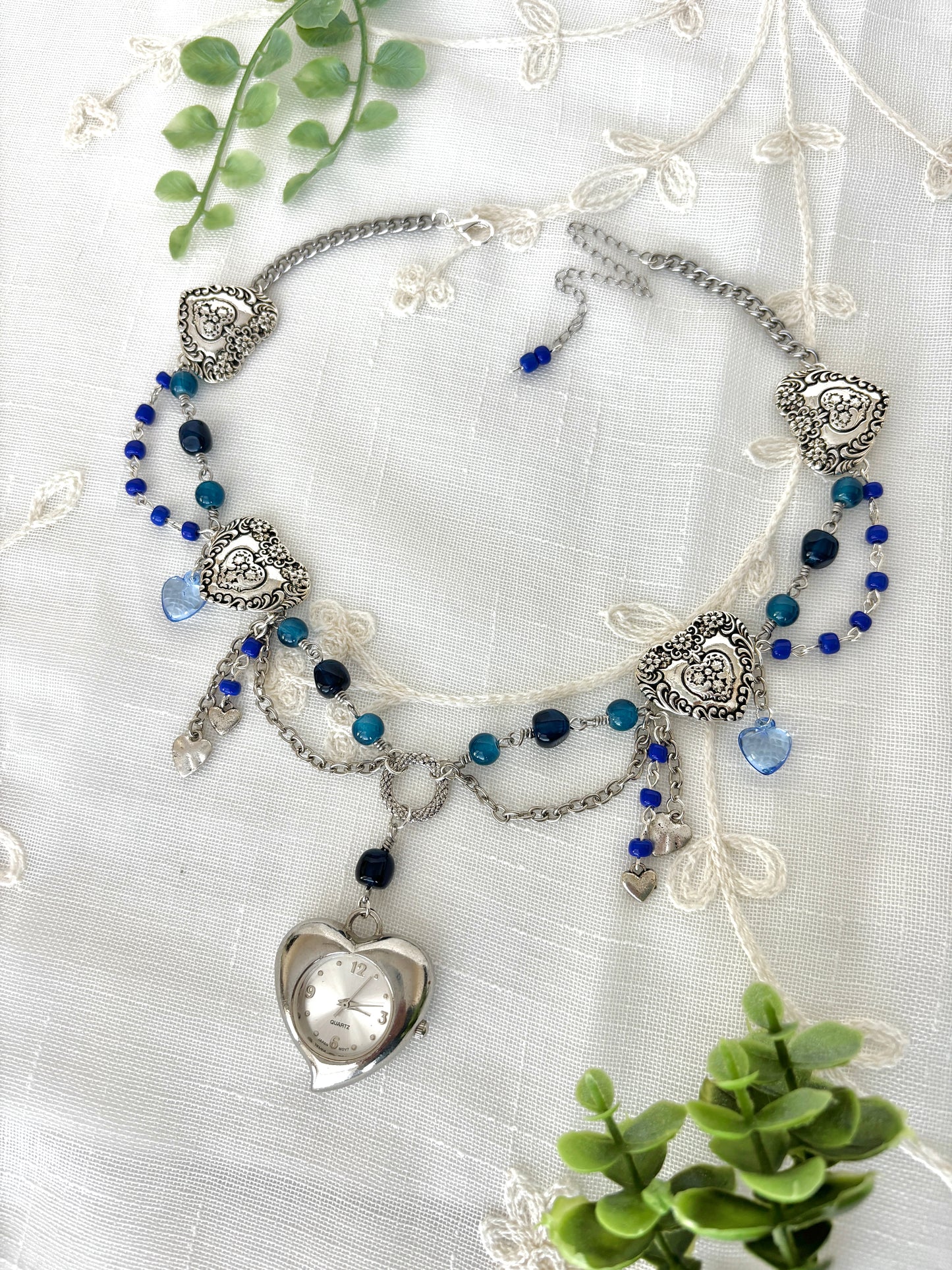 "I Can Azure You" Watch Necklace