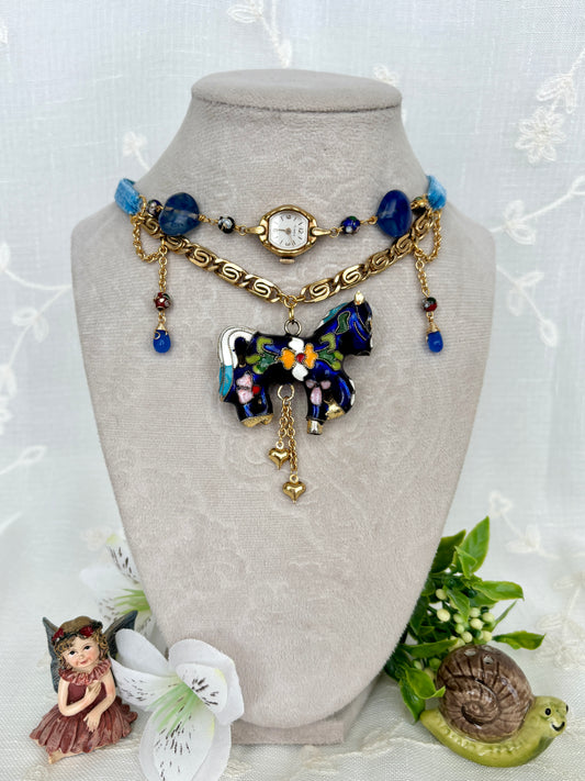 "Carousel Of Life" Watch Necklace