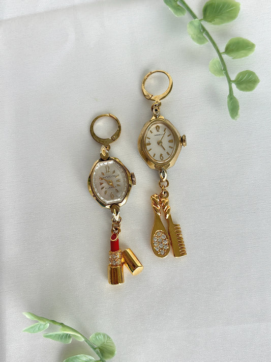 "Night Out" Watch Earrings