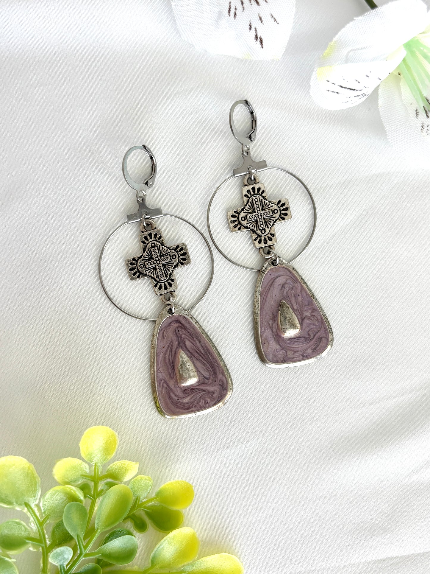 “Violet Visions” Earrings