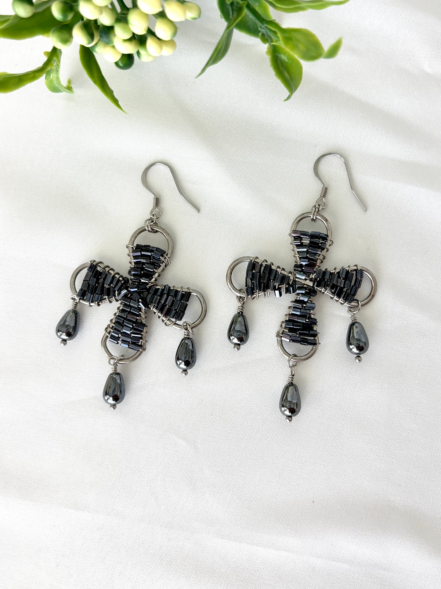 “Dark Star” Earrings