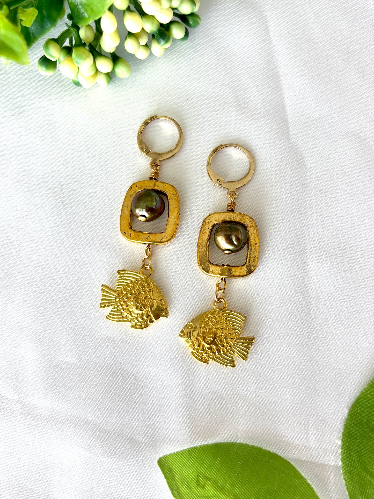 "Flashy Fish" Earrings