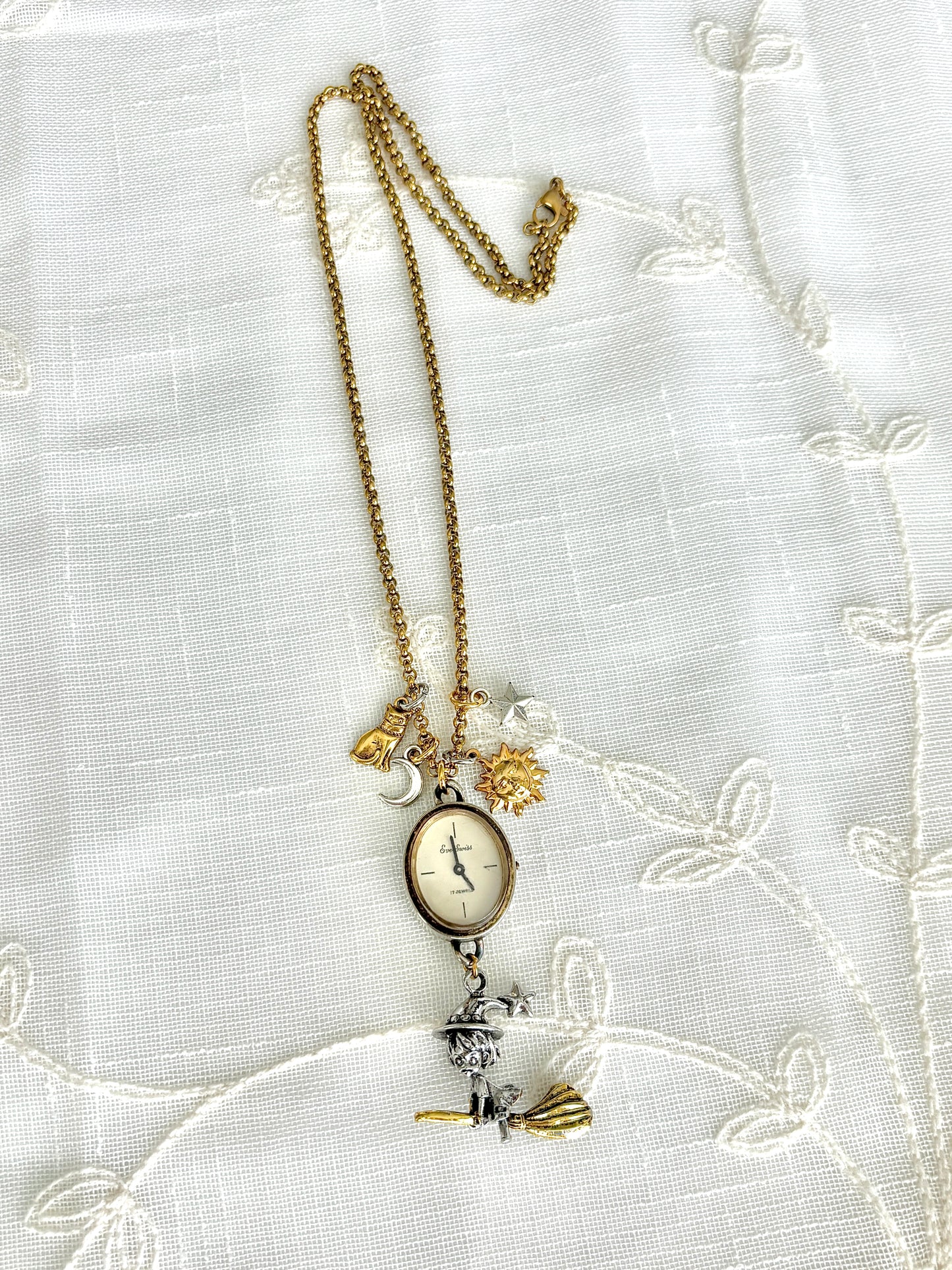Gold Everswiss - Watch Charm Necklace