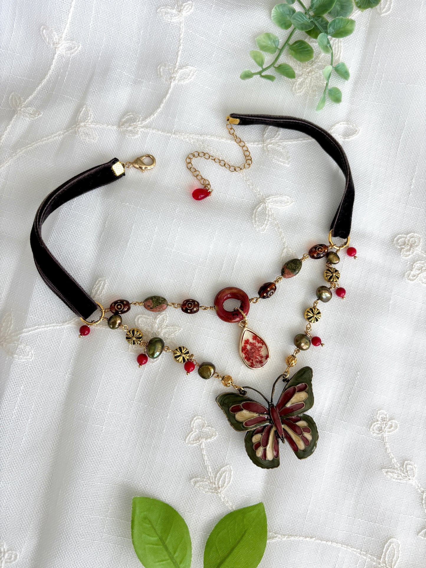 Asterope Butterfly Necklace