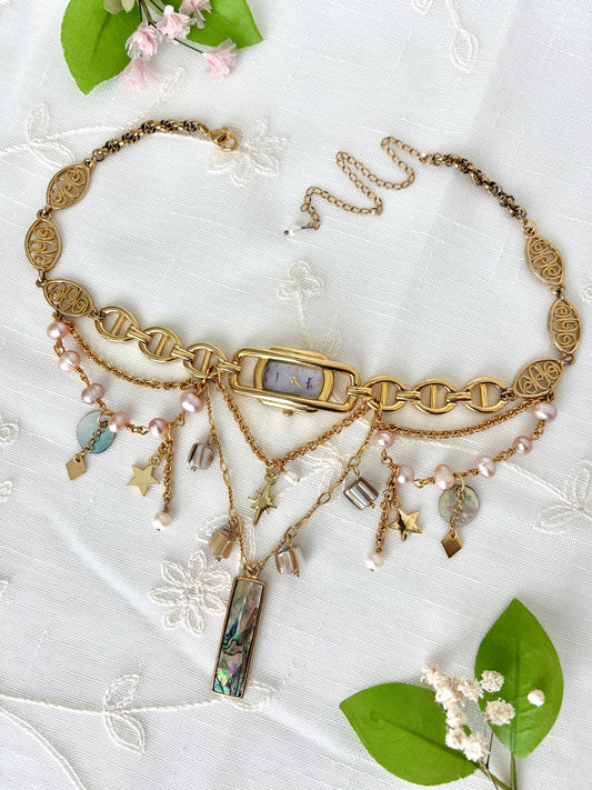 “Galax-Sea” Watch Necklace