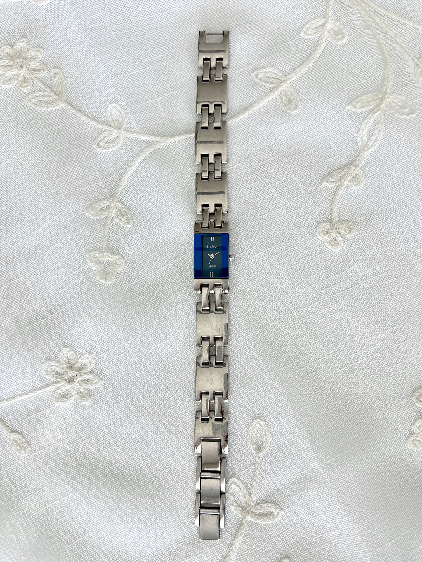 Armitron Now Blue Face Industrial Style Watch