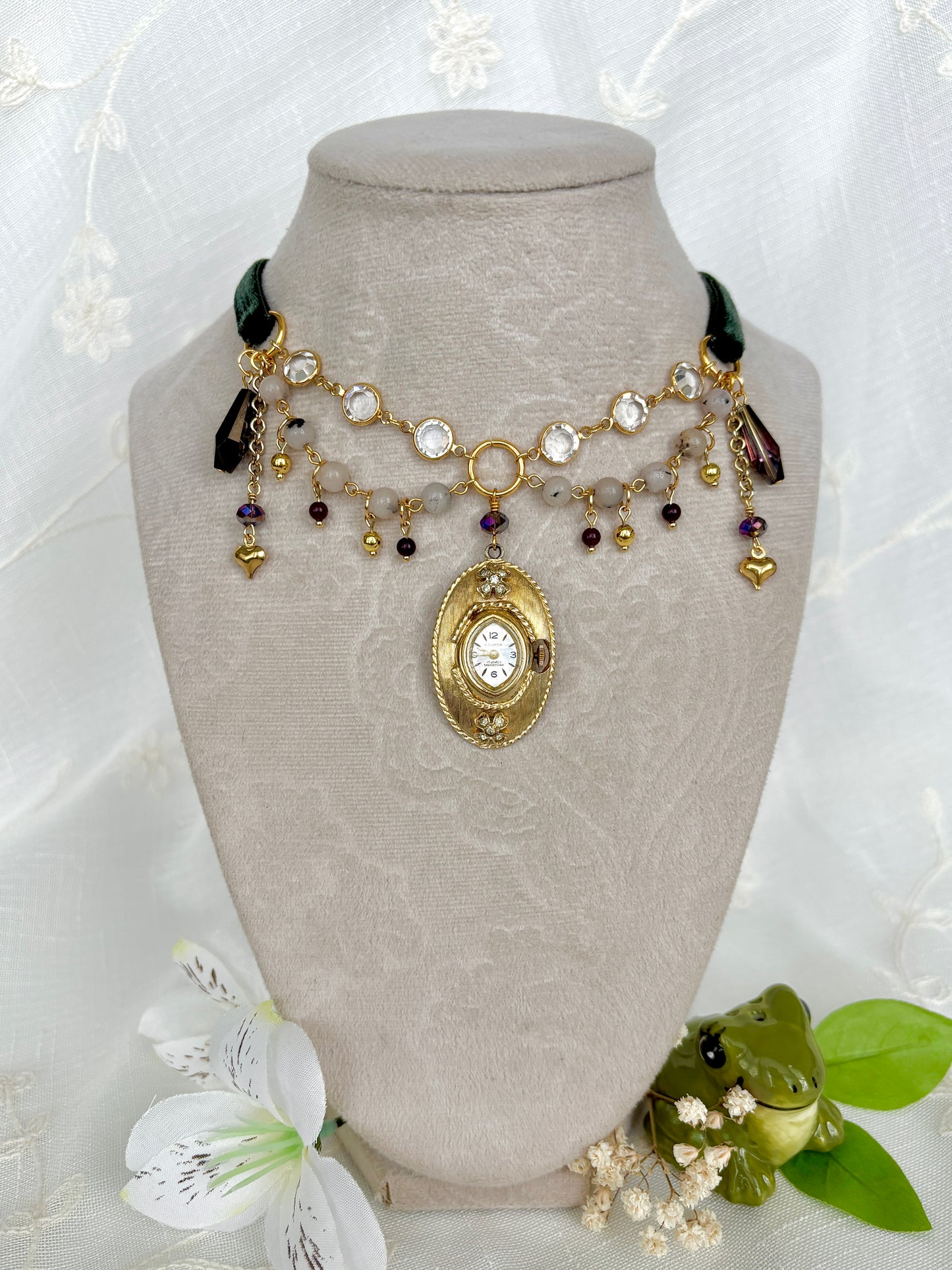 "Just Lilac Me" Watch Necklace