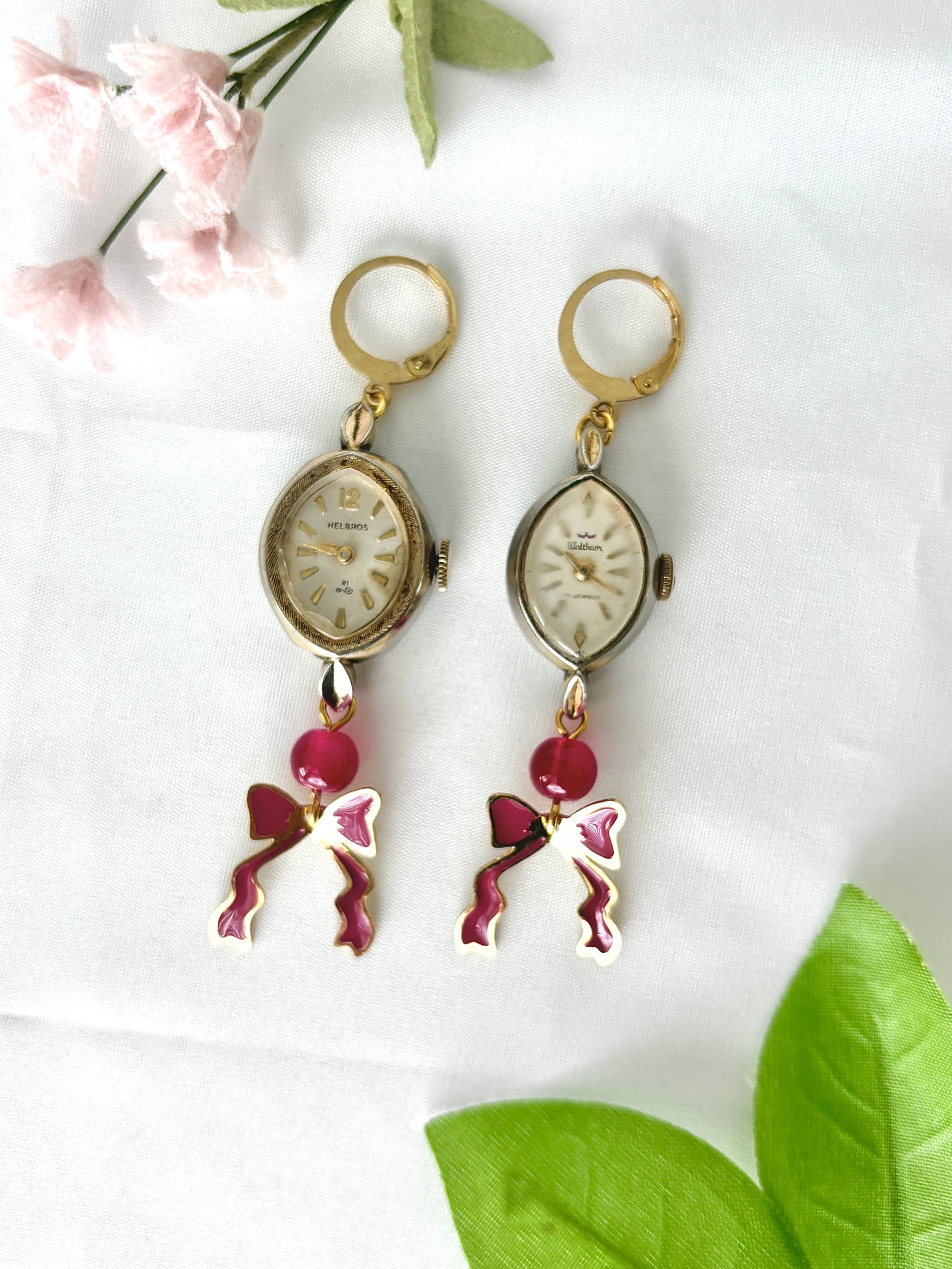 “Love Me Knot” Watch Earrings