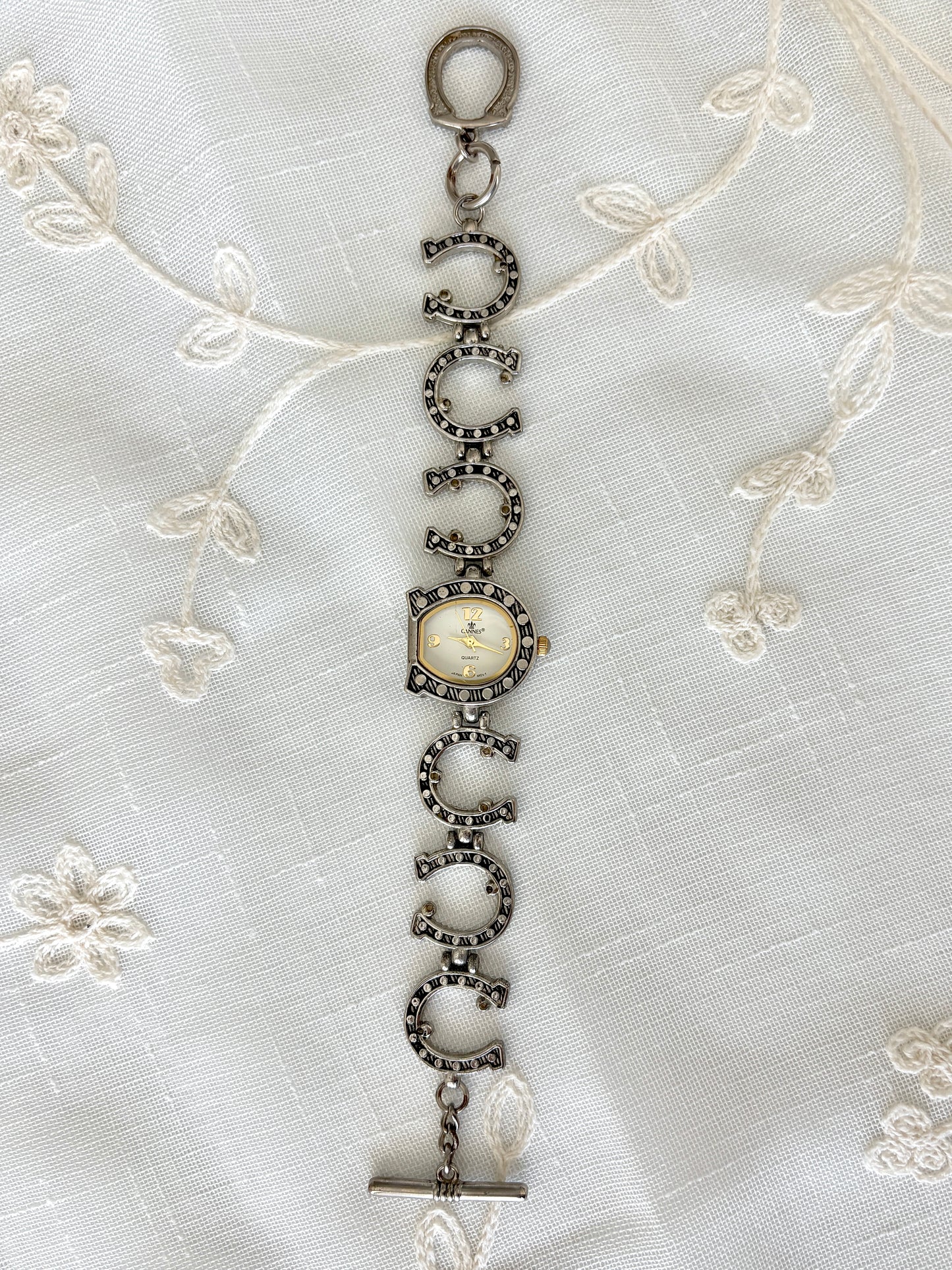 Cannes Horseshoe Band Toggle Watch Bracelet