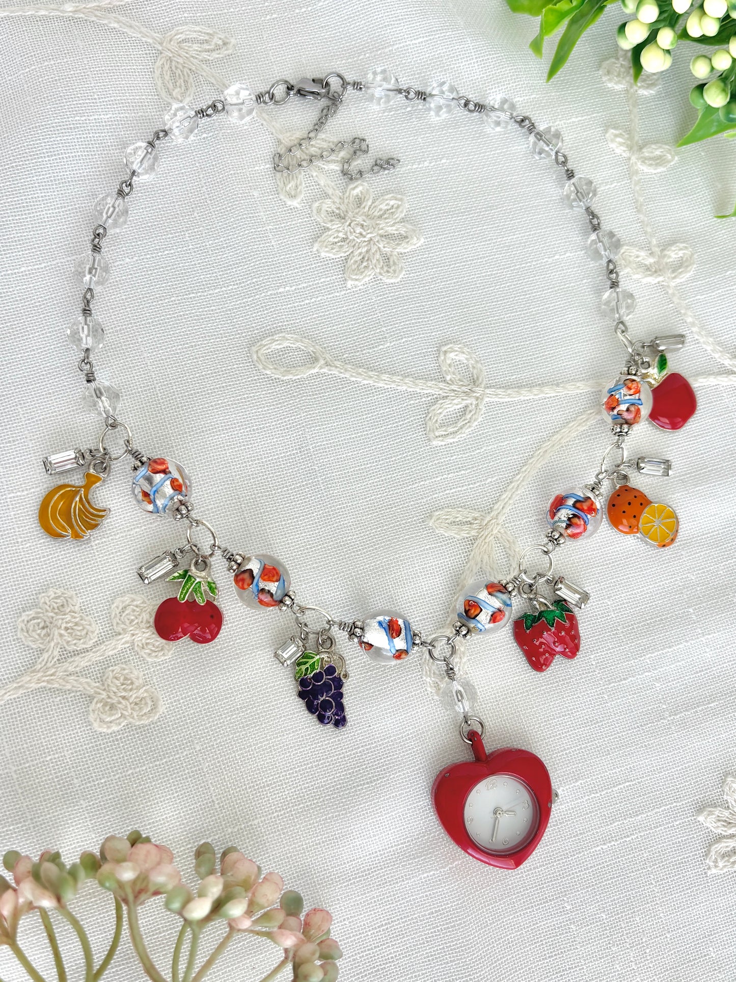 “Fruit Salad” Watch Necklace