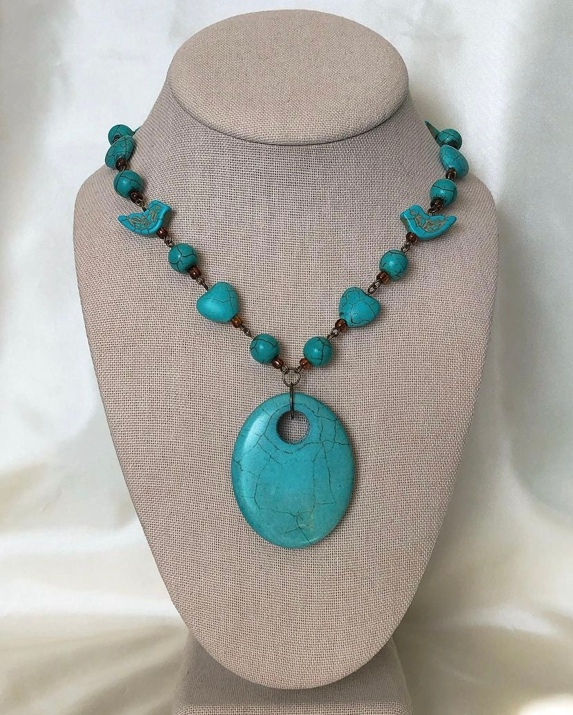 "Poised In Turqouise" Necklace