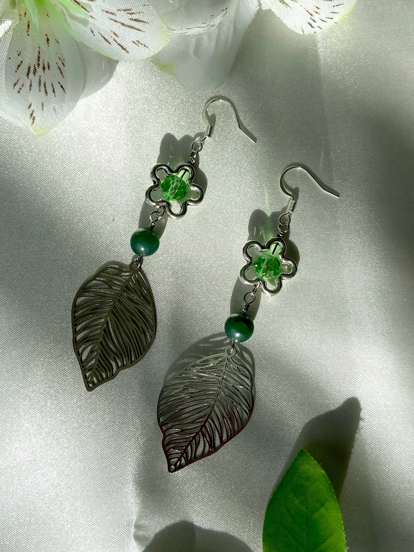 "Green Light" Earrings