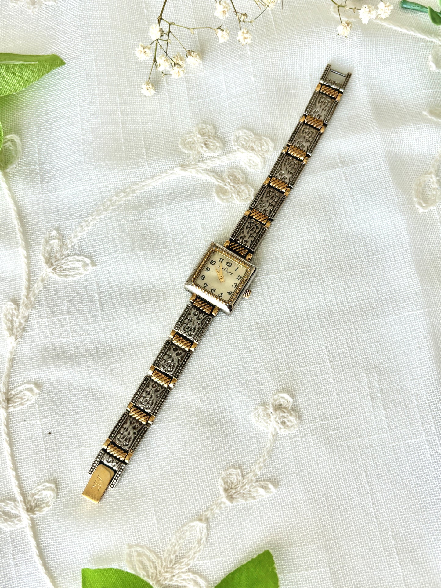 Reversible Anne Klein Two Tone Quartz Watch