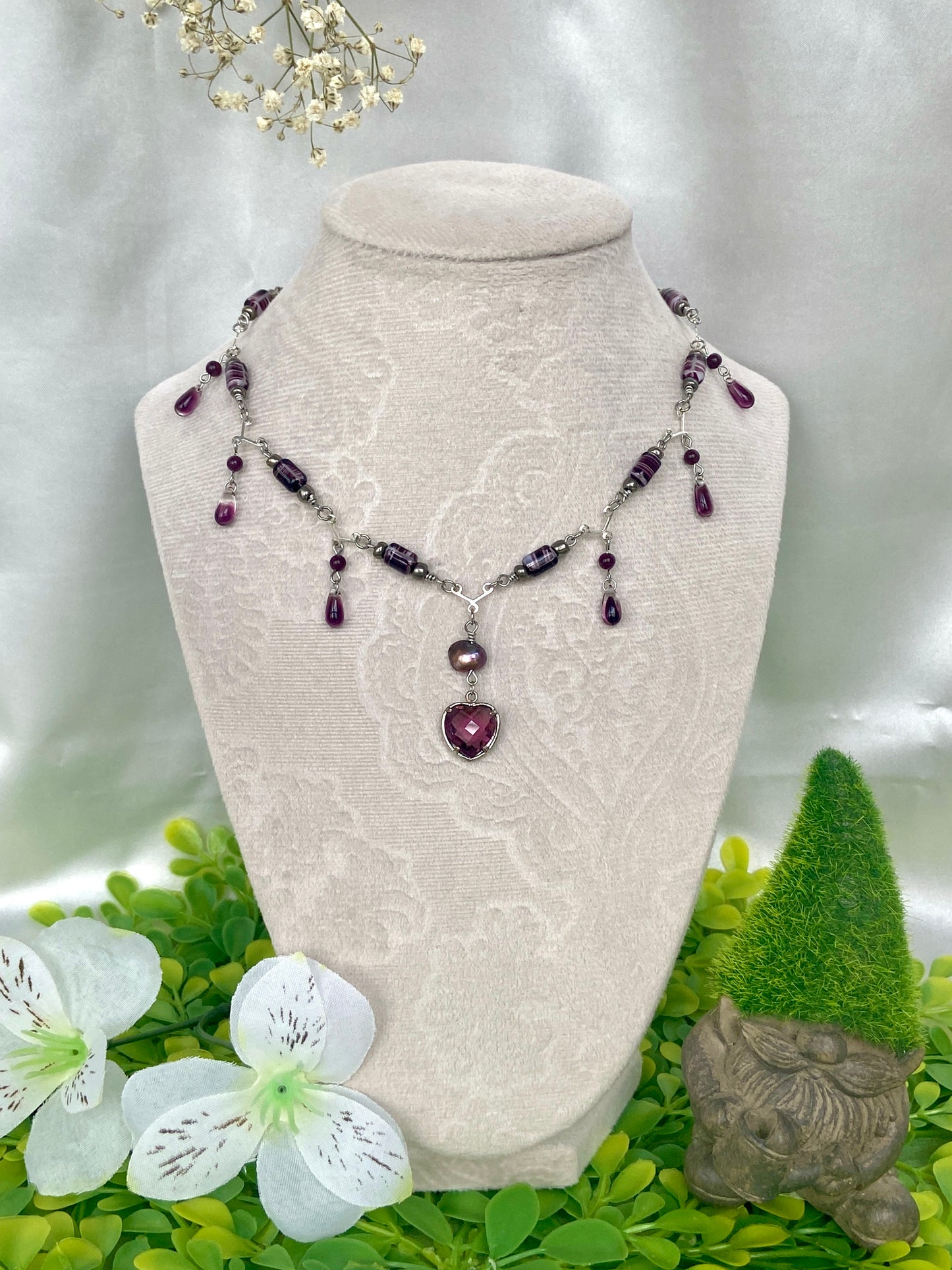 "Drops Of Lavender" Necklace
