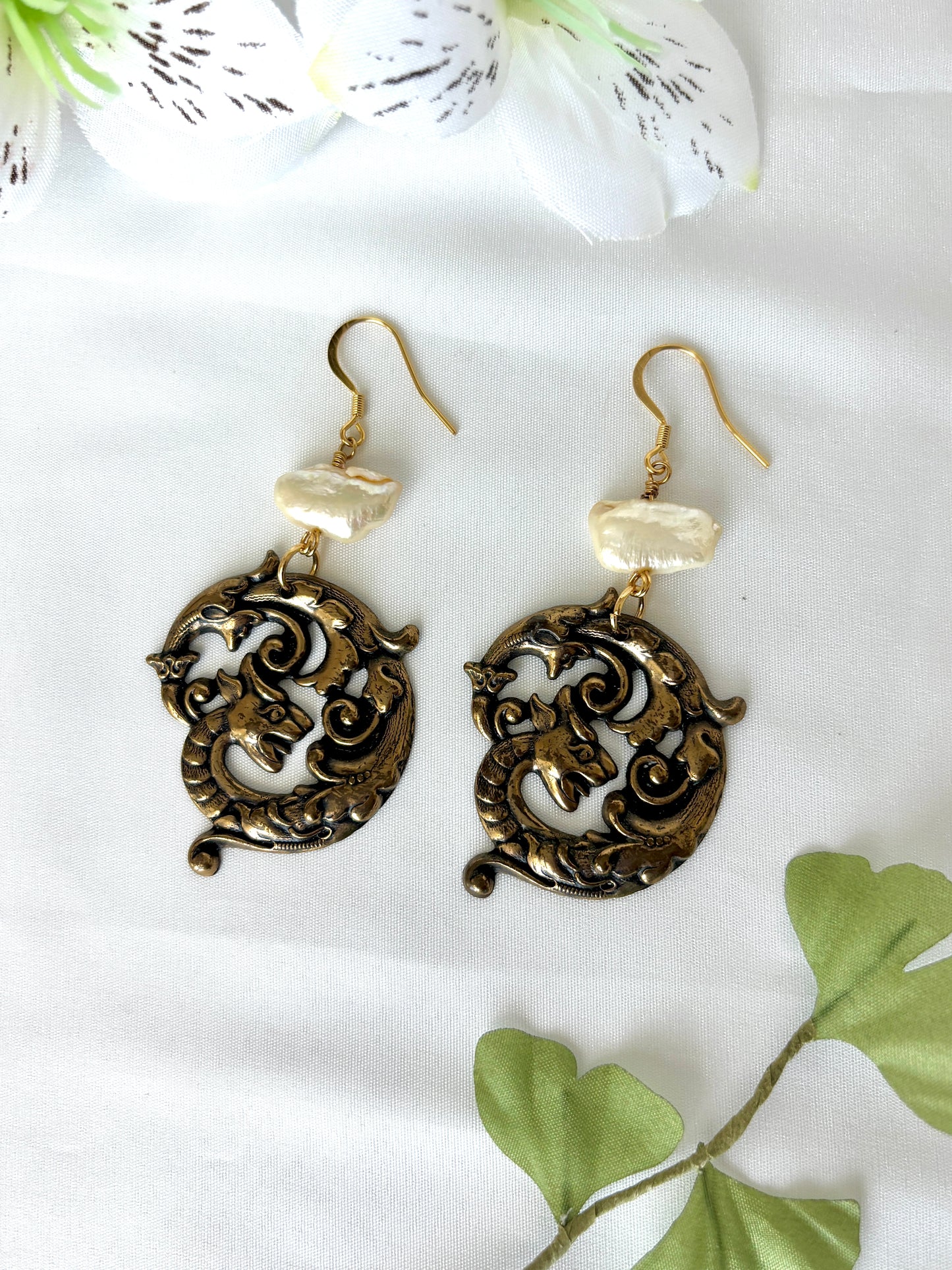 "Haku's Flight" Earrings