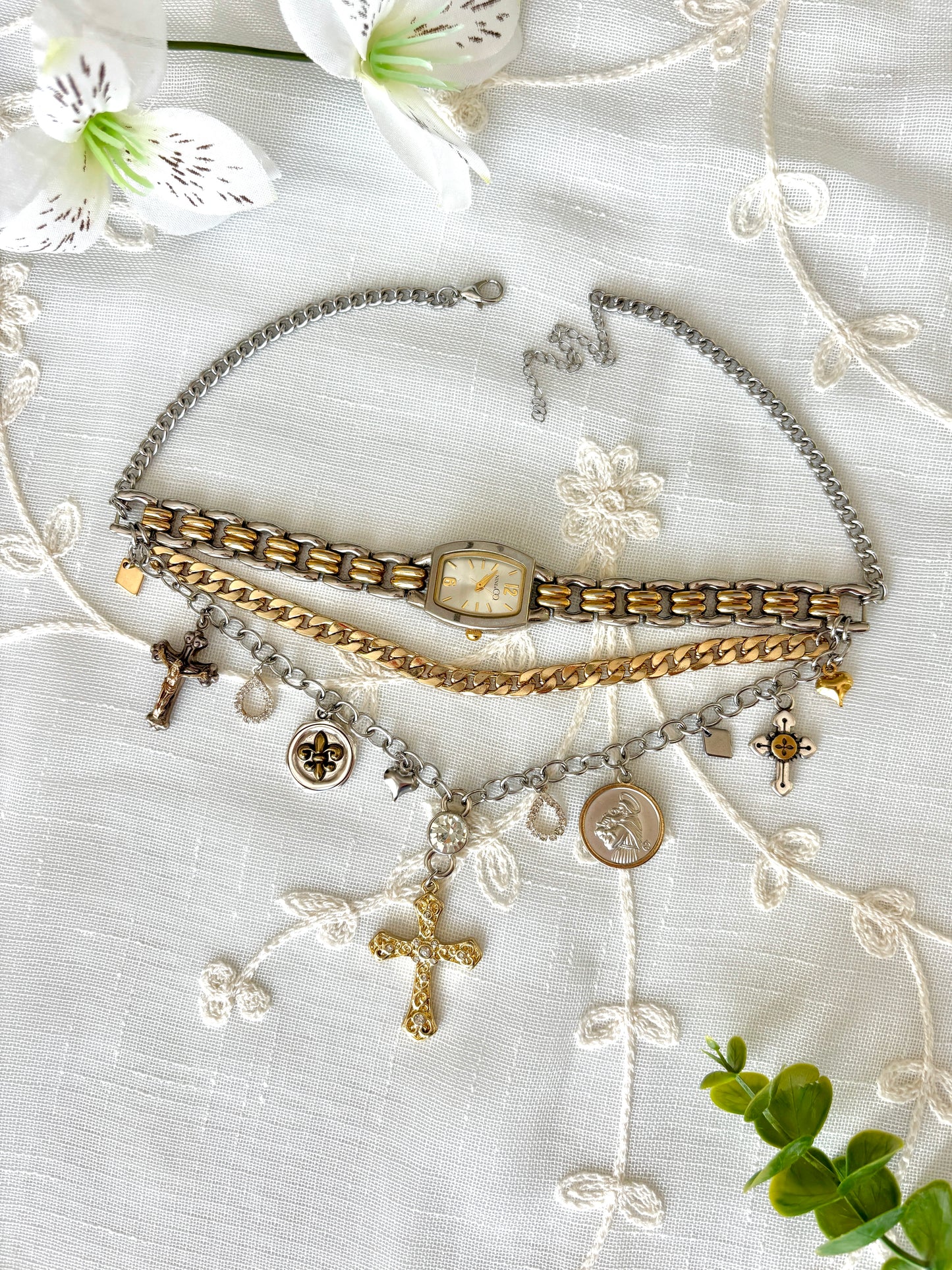 “Divine Divide” Watch Necklace