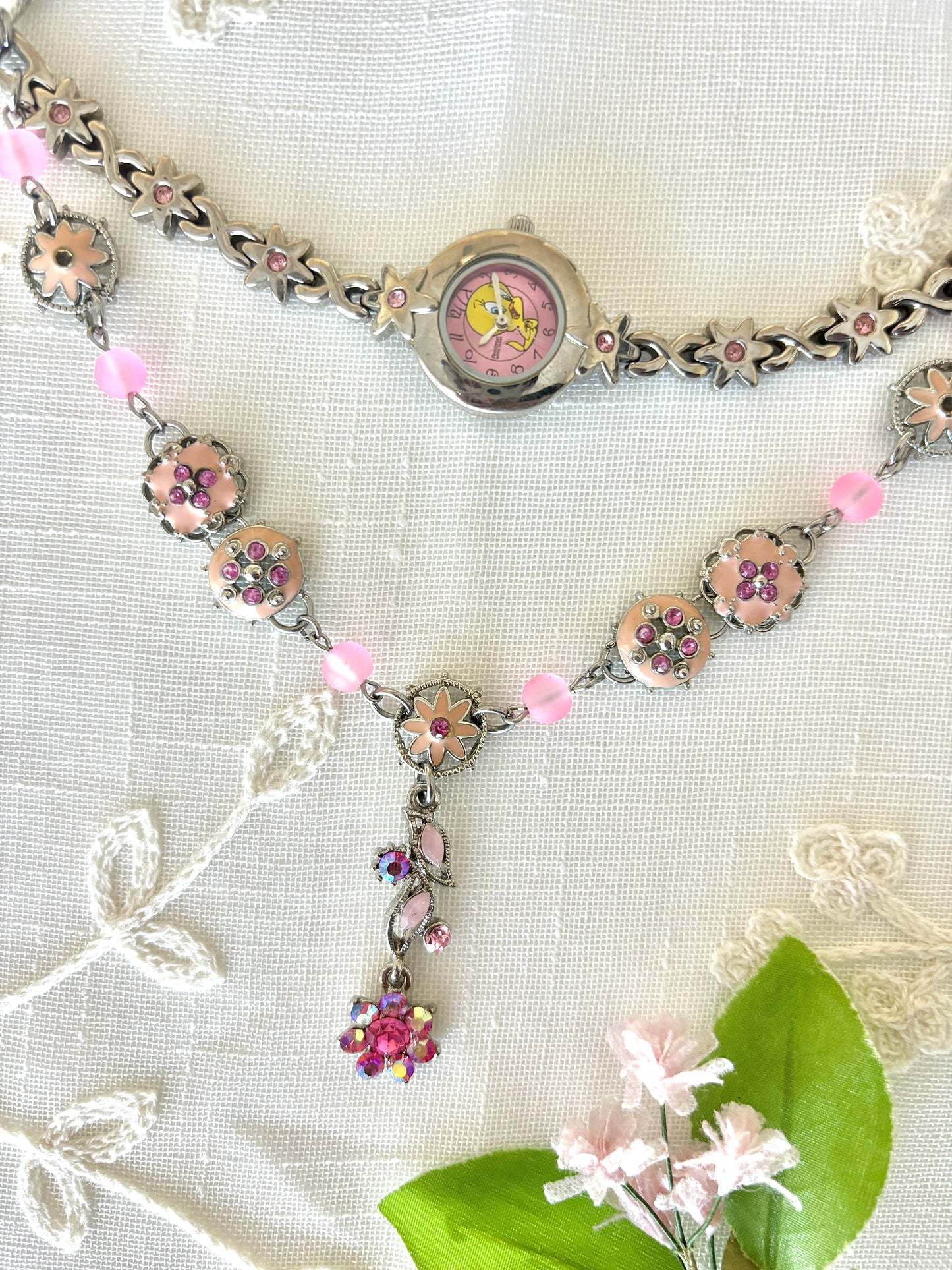 “Send Tweet” Watch Necklace