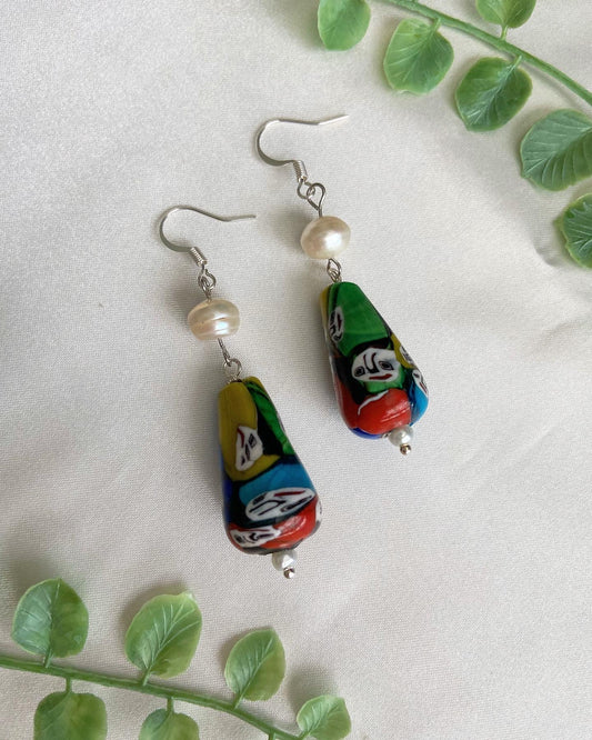 "Funky Faces" Earrings