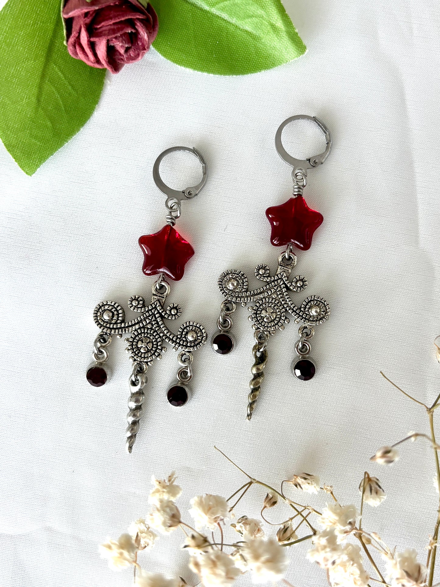 “Burning Up” Earrings