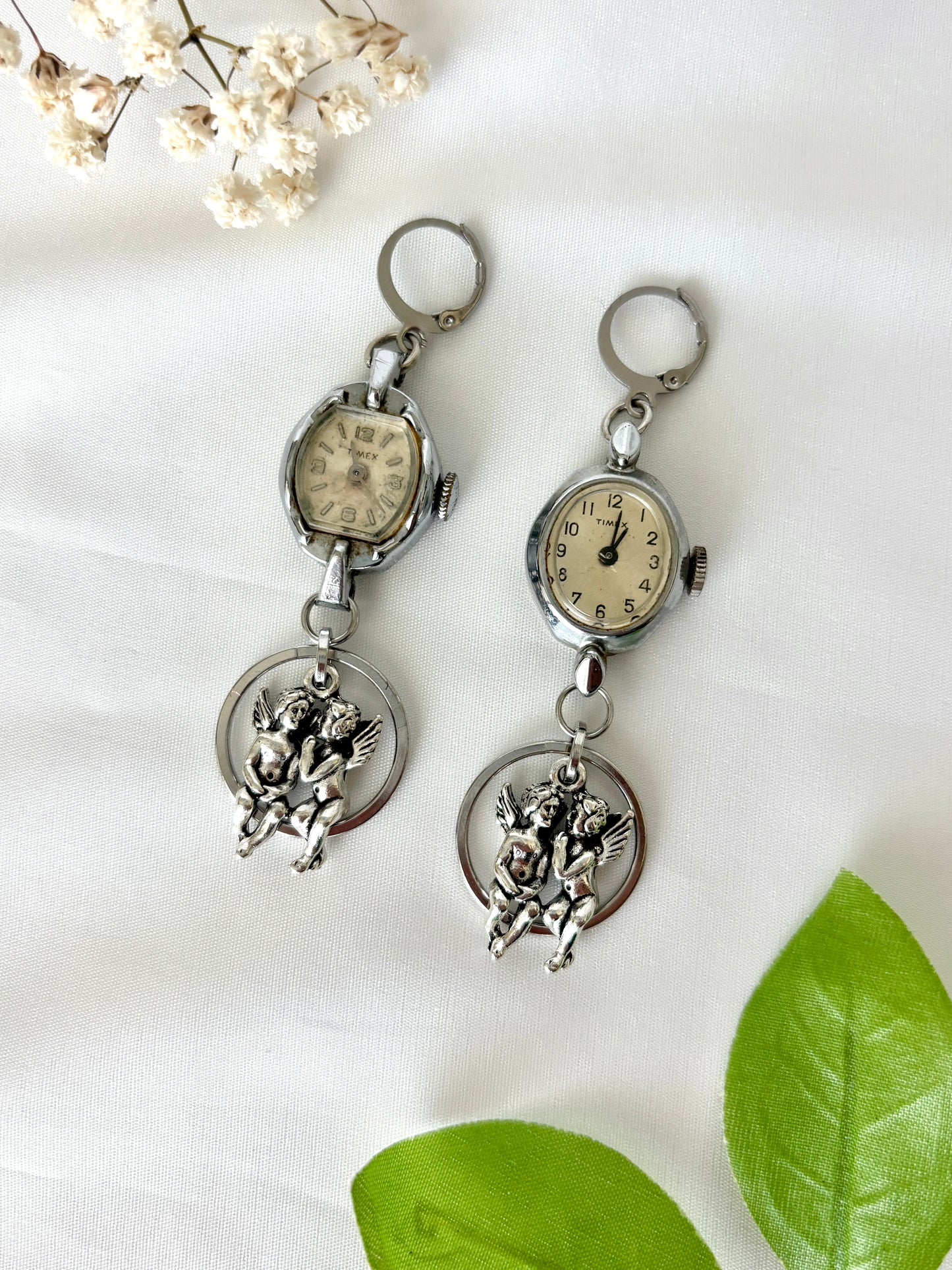 "Between Us" Watch Earrings