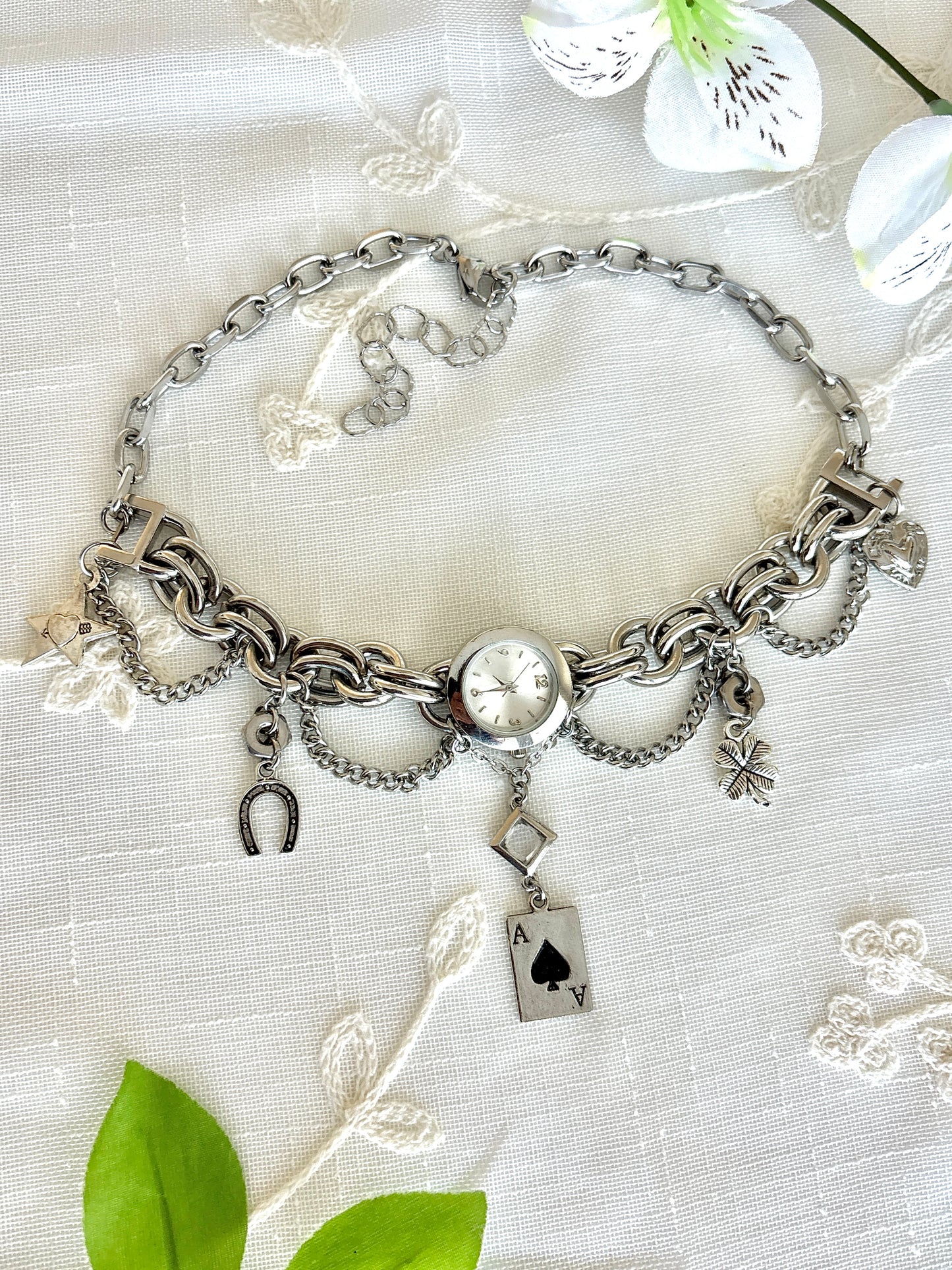 “Lucky Draw" Watch Necklace