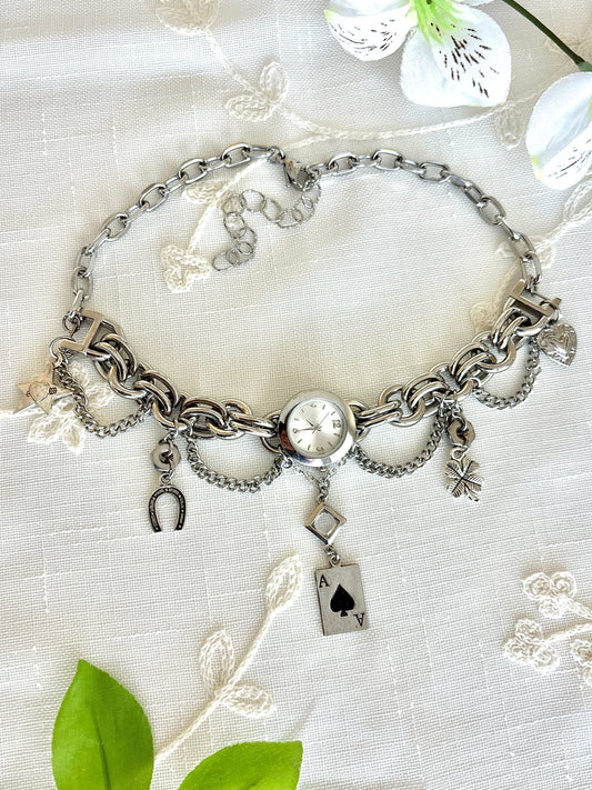 “Lucky Draw" Watch Necklace