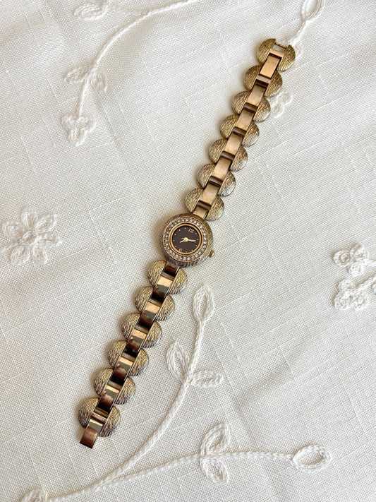 Allude Gold Tone Watch Bracelet