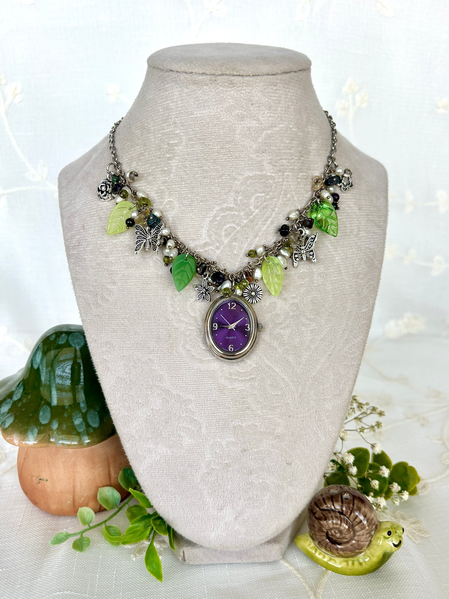 "I'm Doin' Grape" Watch Necklace