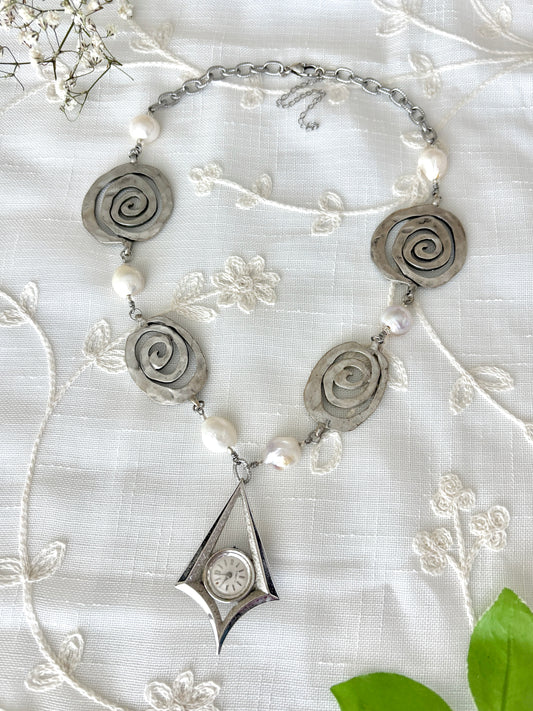 "Don't Get It Twisted" Watch Necklace