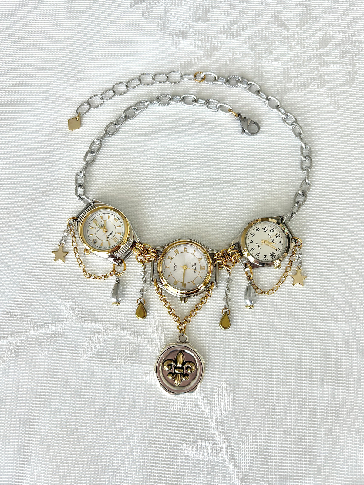 "Time Consuming” Watch Necklace