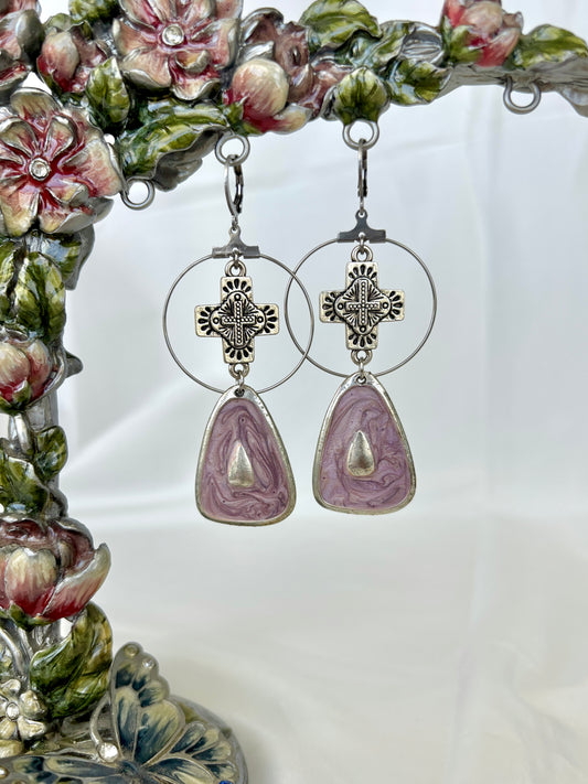 “Violet Visions” Earrings