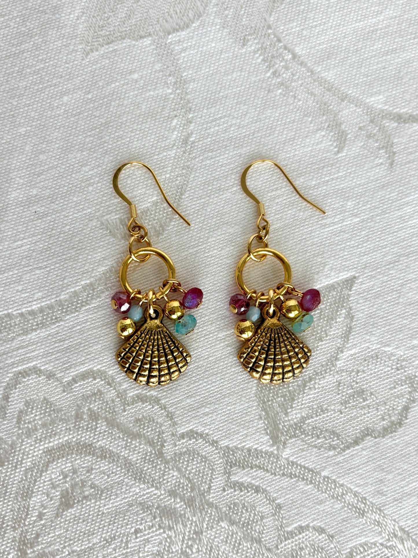 “Golden Clam" Earrings
