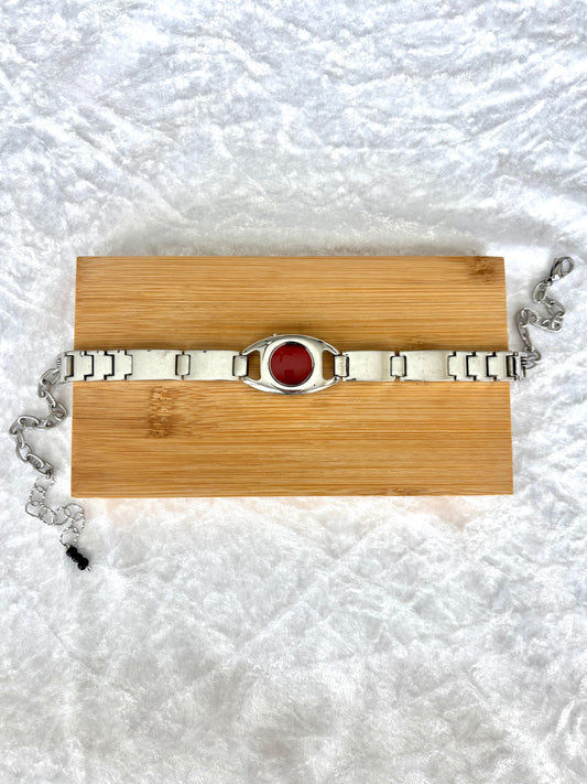 Red Digital Watch Choker - Prima Donna
