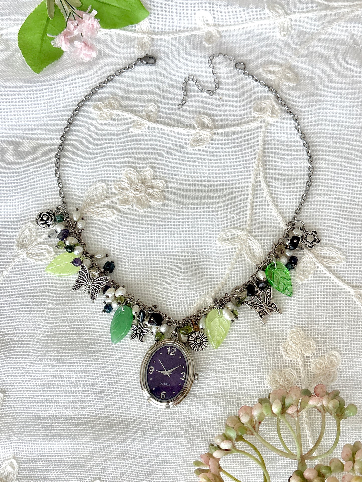 "I'm Doin' Grape" Watch Necklace