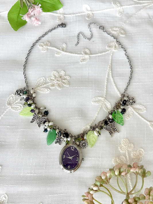 "I'm Doin' Grape" Watch Necklace