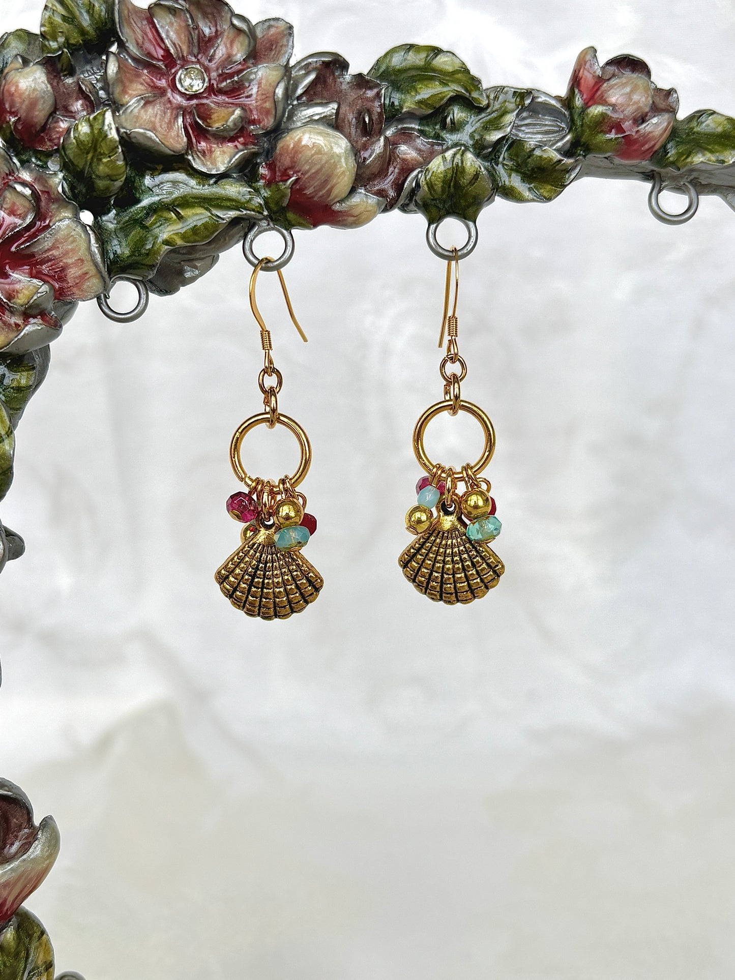 “Golden Clam" Earrings