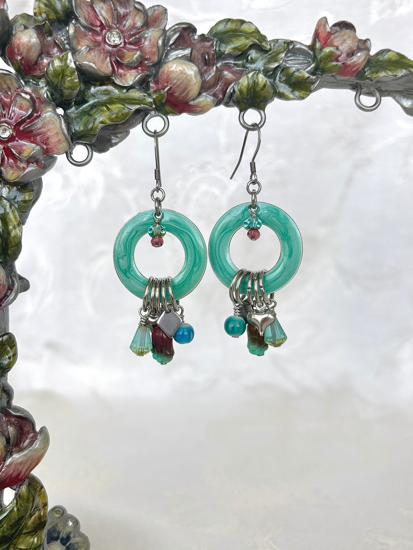 “Teal Me About It” Earrings
