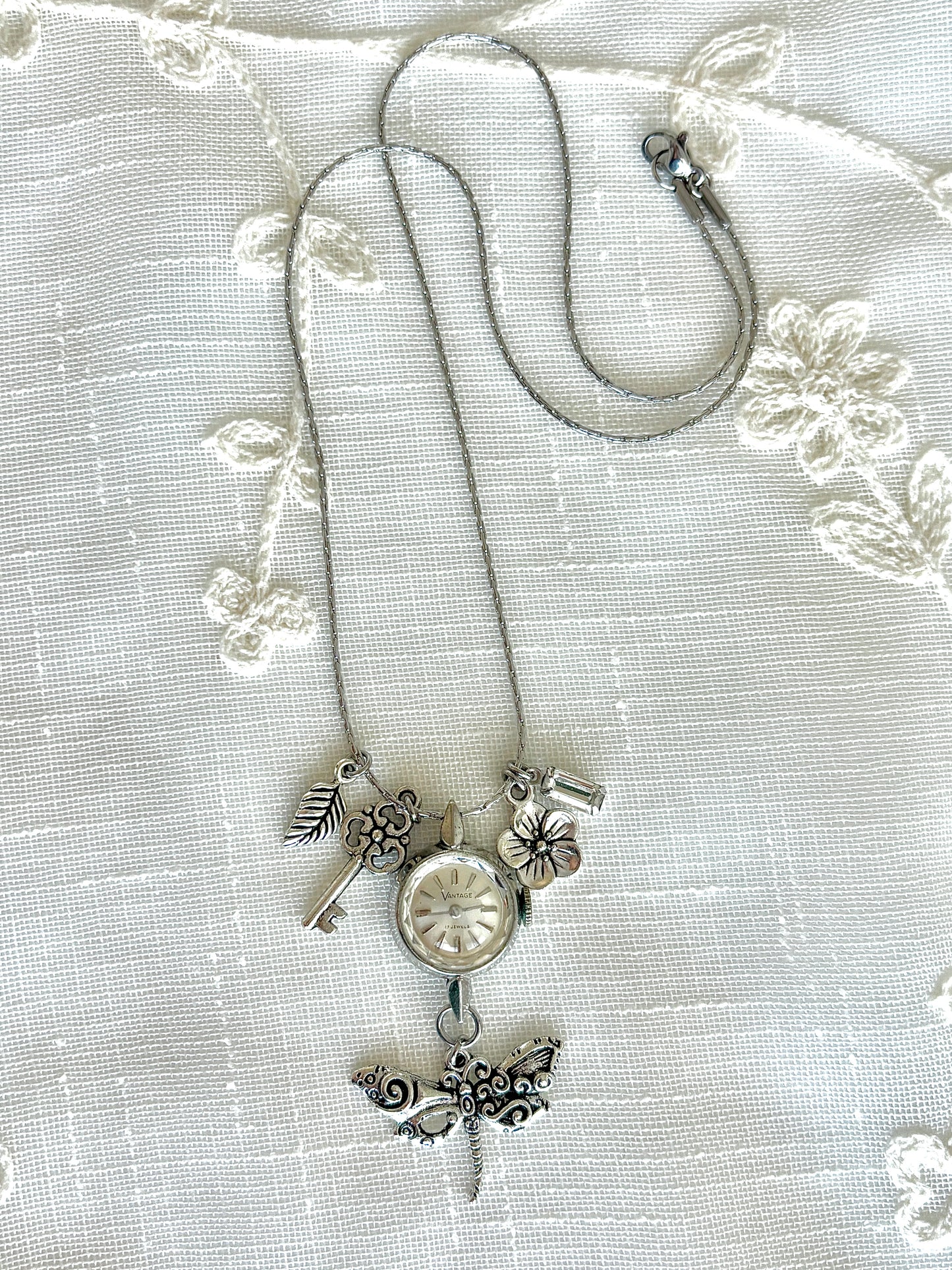 Silver Vantage - Watch Charm Necklace