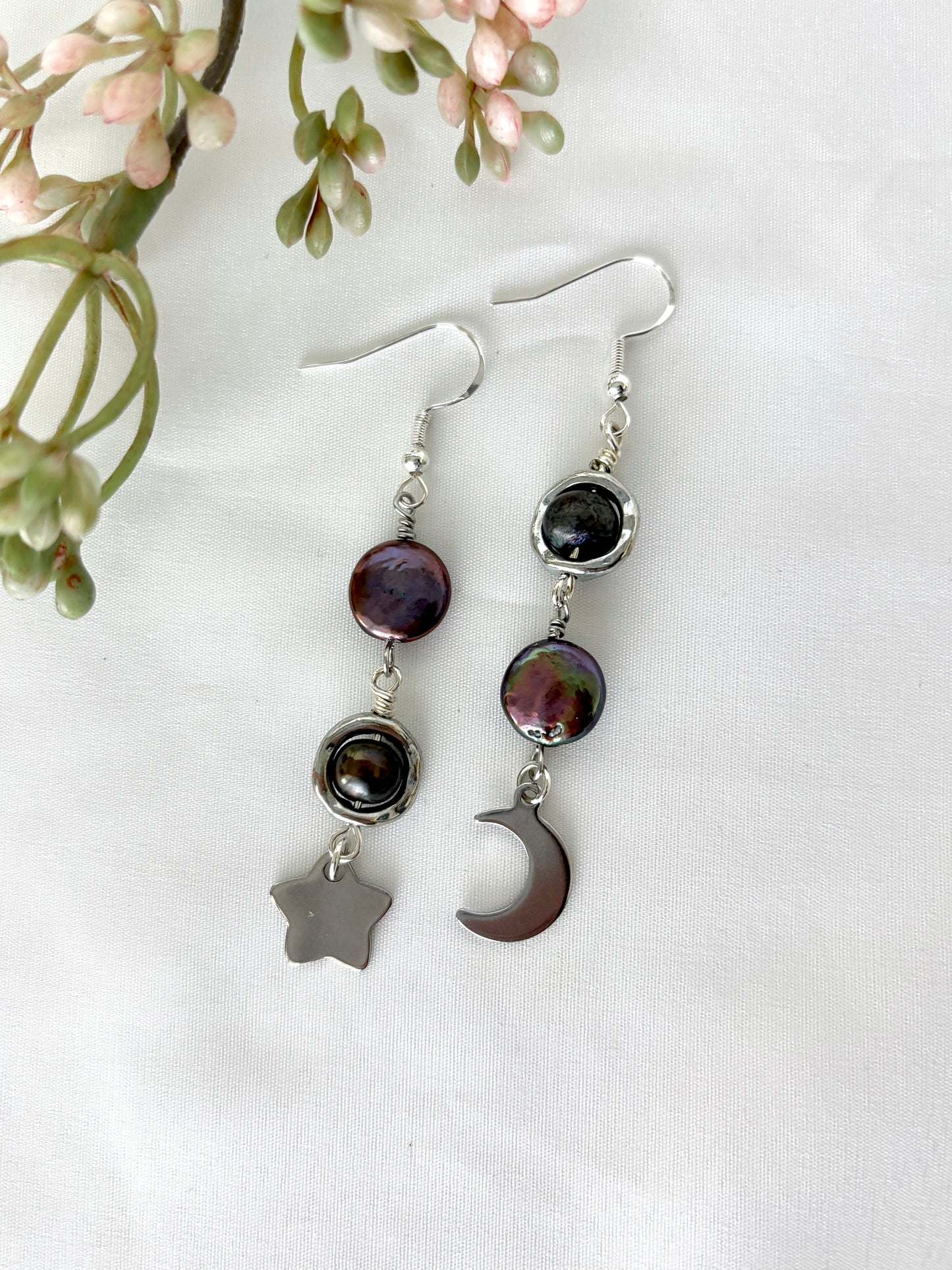 “Black Holes” Earrings