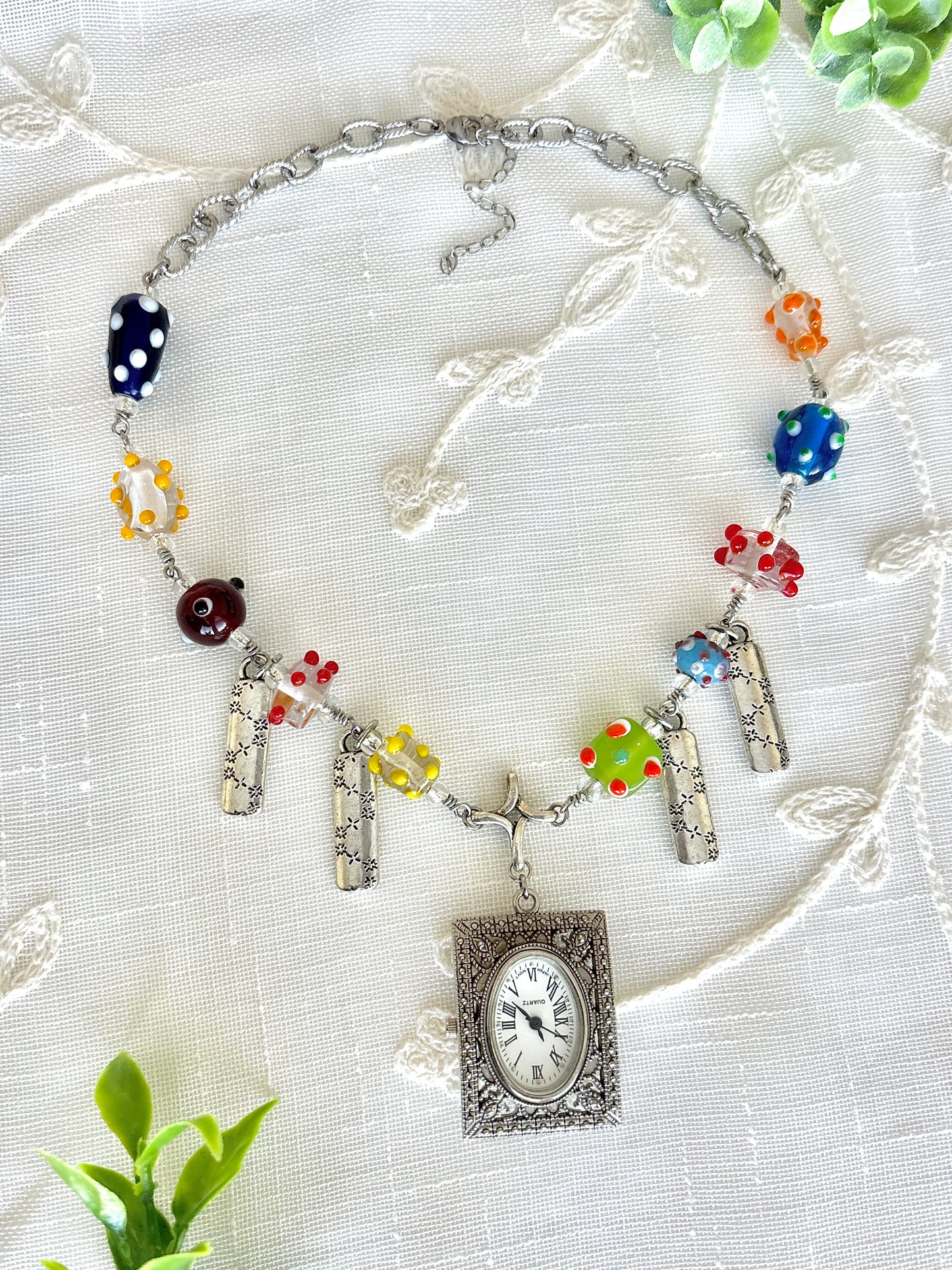 “Connect The Dots” Watch Necklace