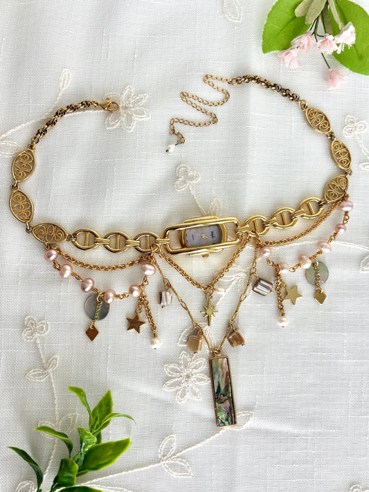 “Galax-Sea” Watch Necklace