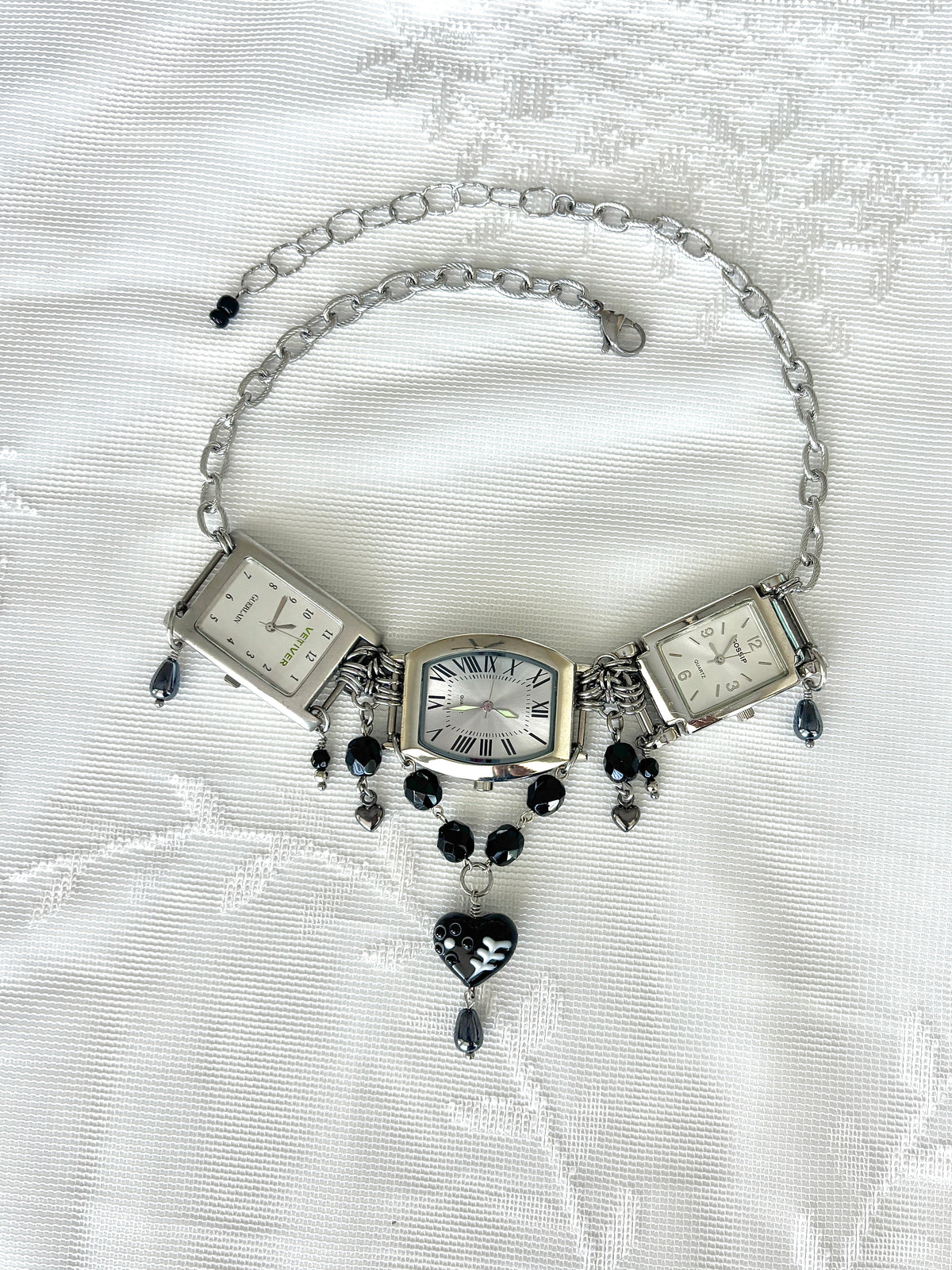"All Wound Up” Watch Necklace
