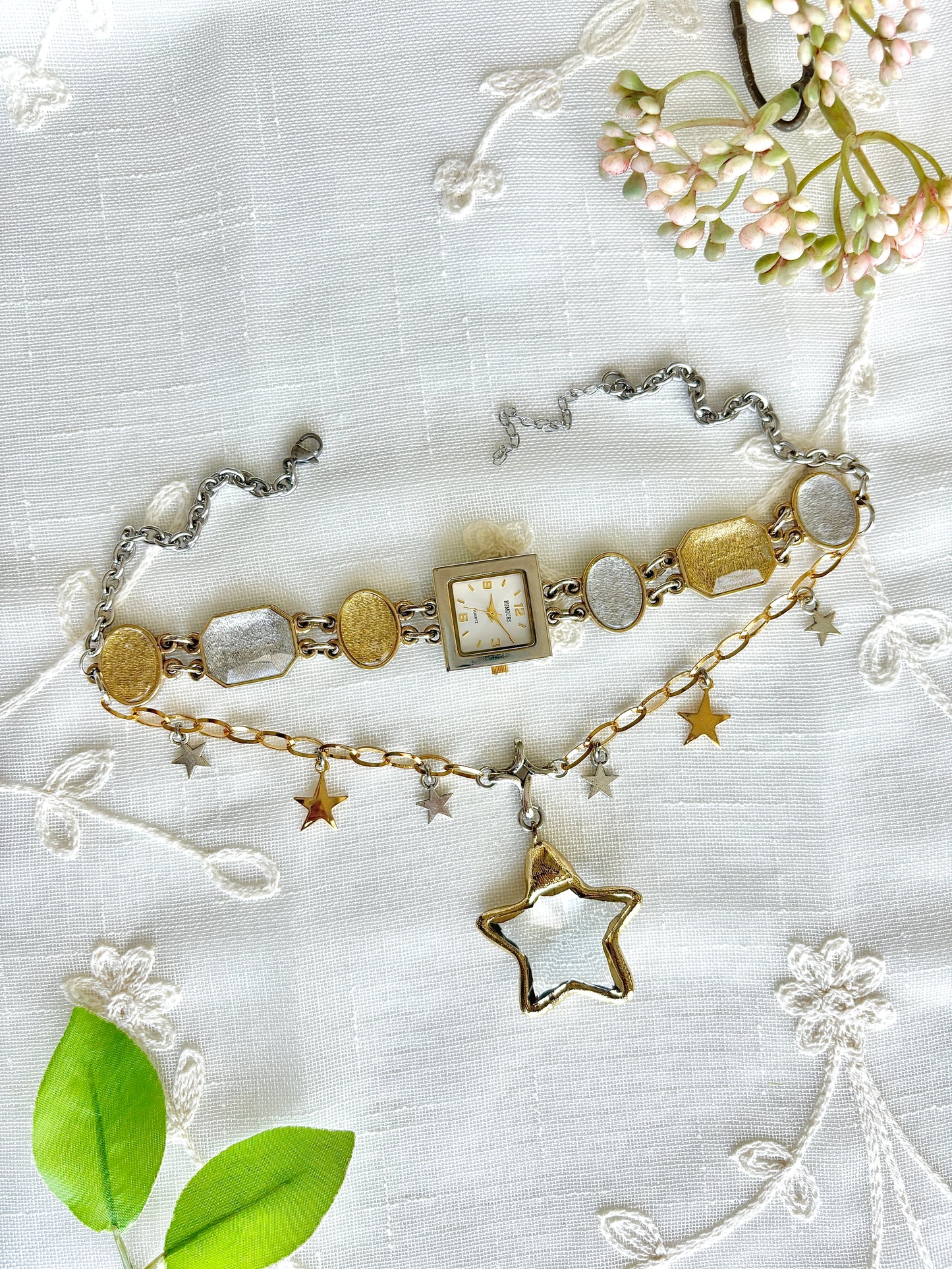 "Meteor Shower" Watch Necklace