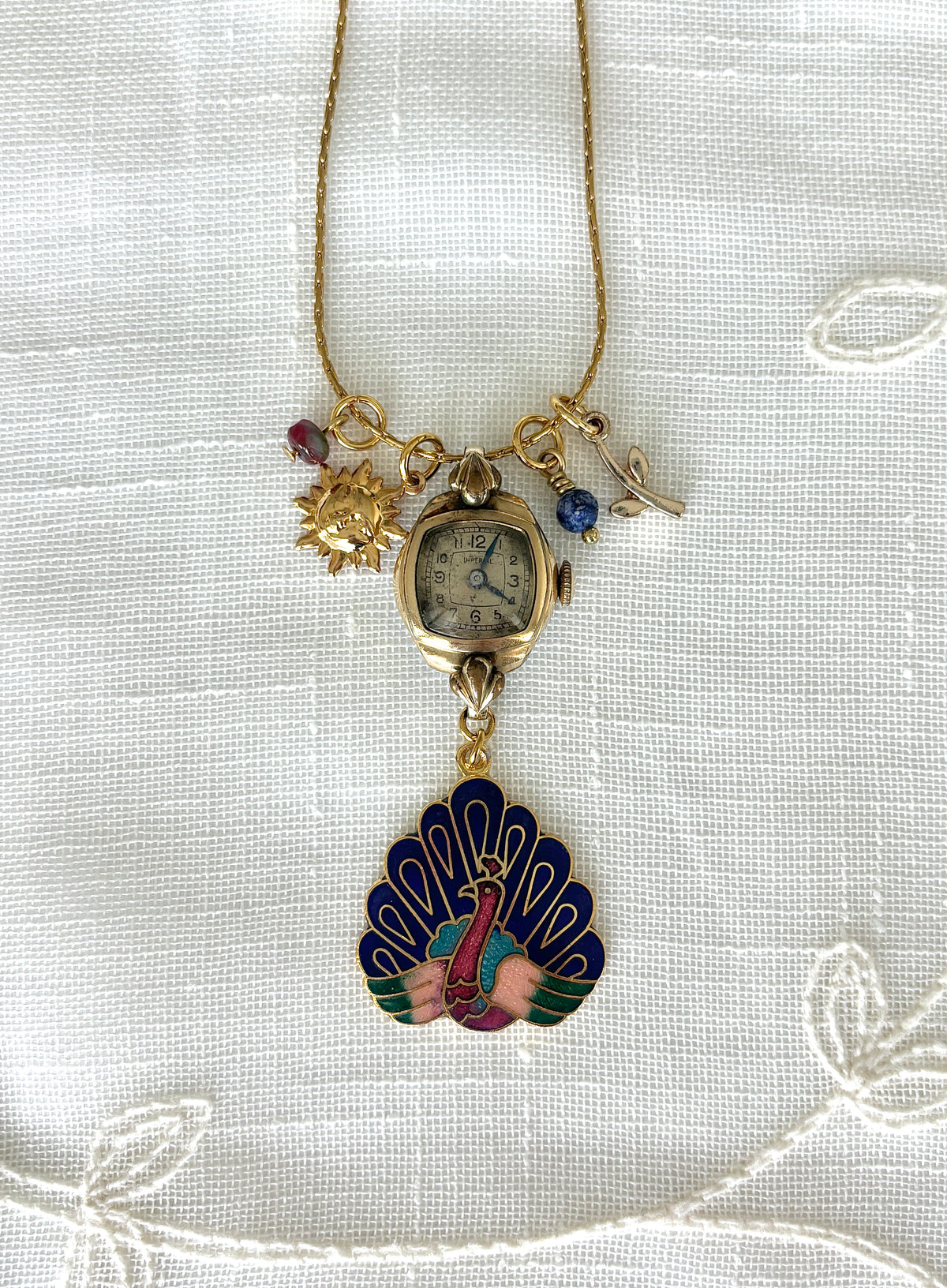 Gold Imperial - Watch Charm Necklace