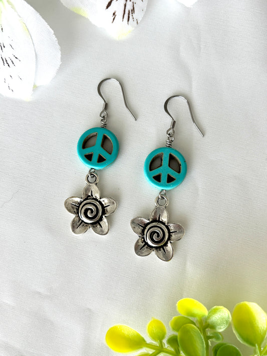 "Peace-d Together" Earrings
