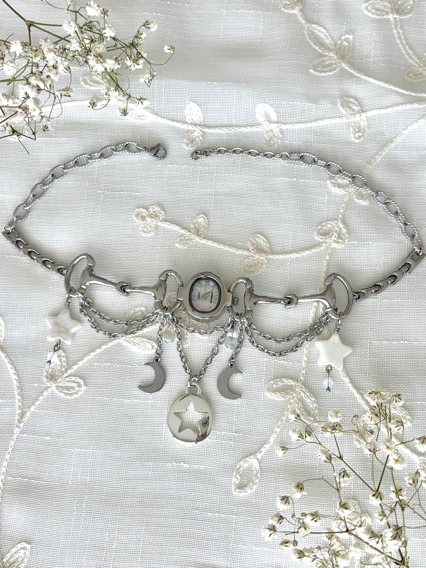 "In Your Orbit" Watch Necklace