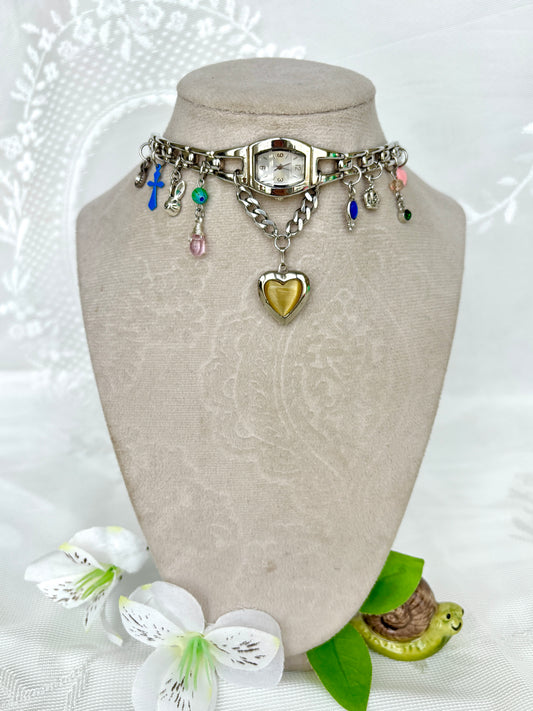 “Ms. Misc” Watch Necklace