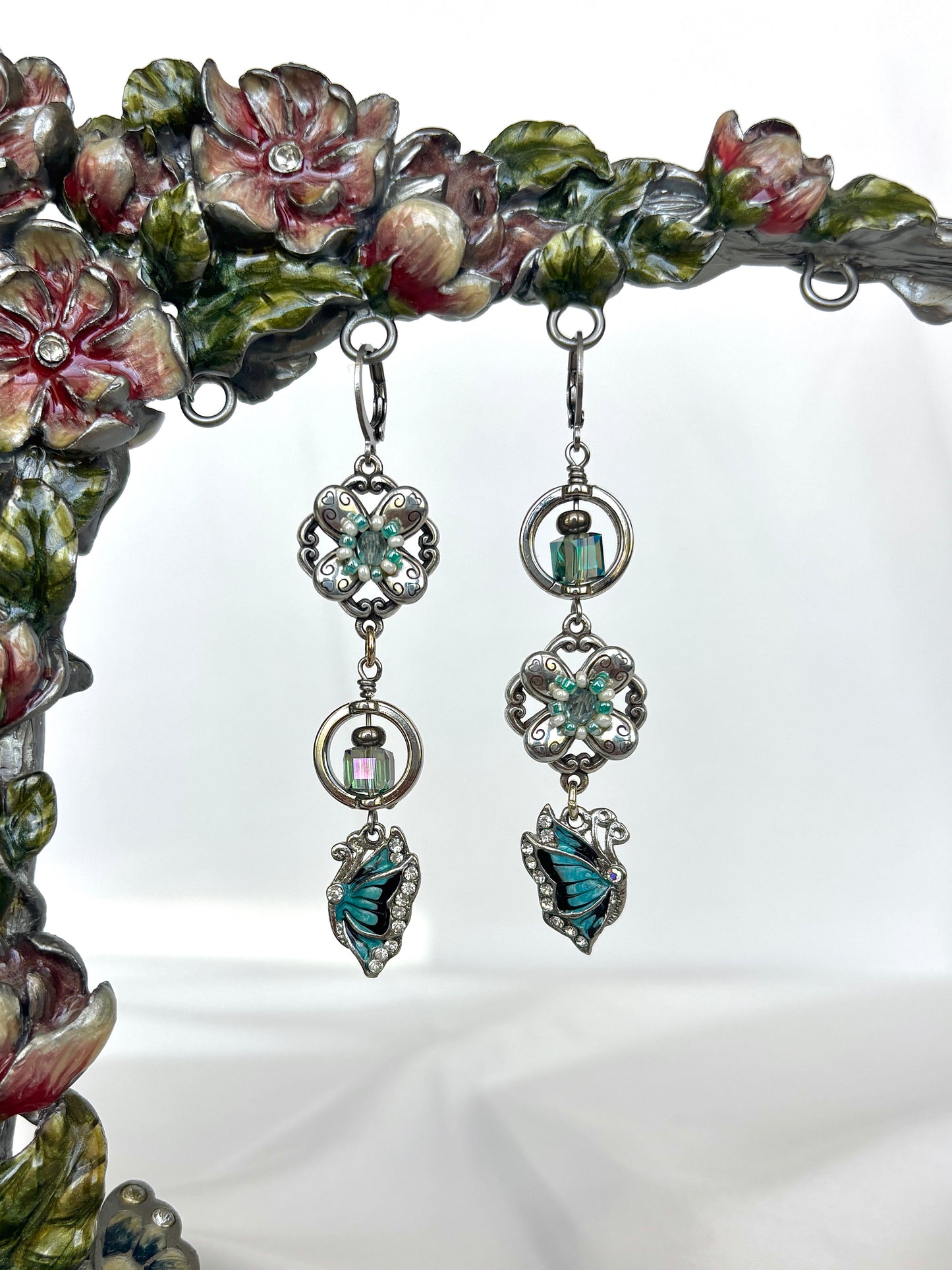 "Blu-tterfly" Earrings