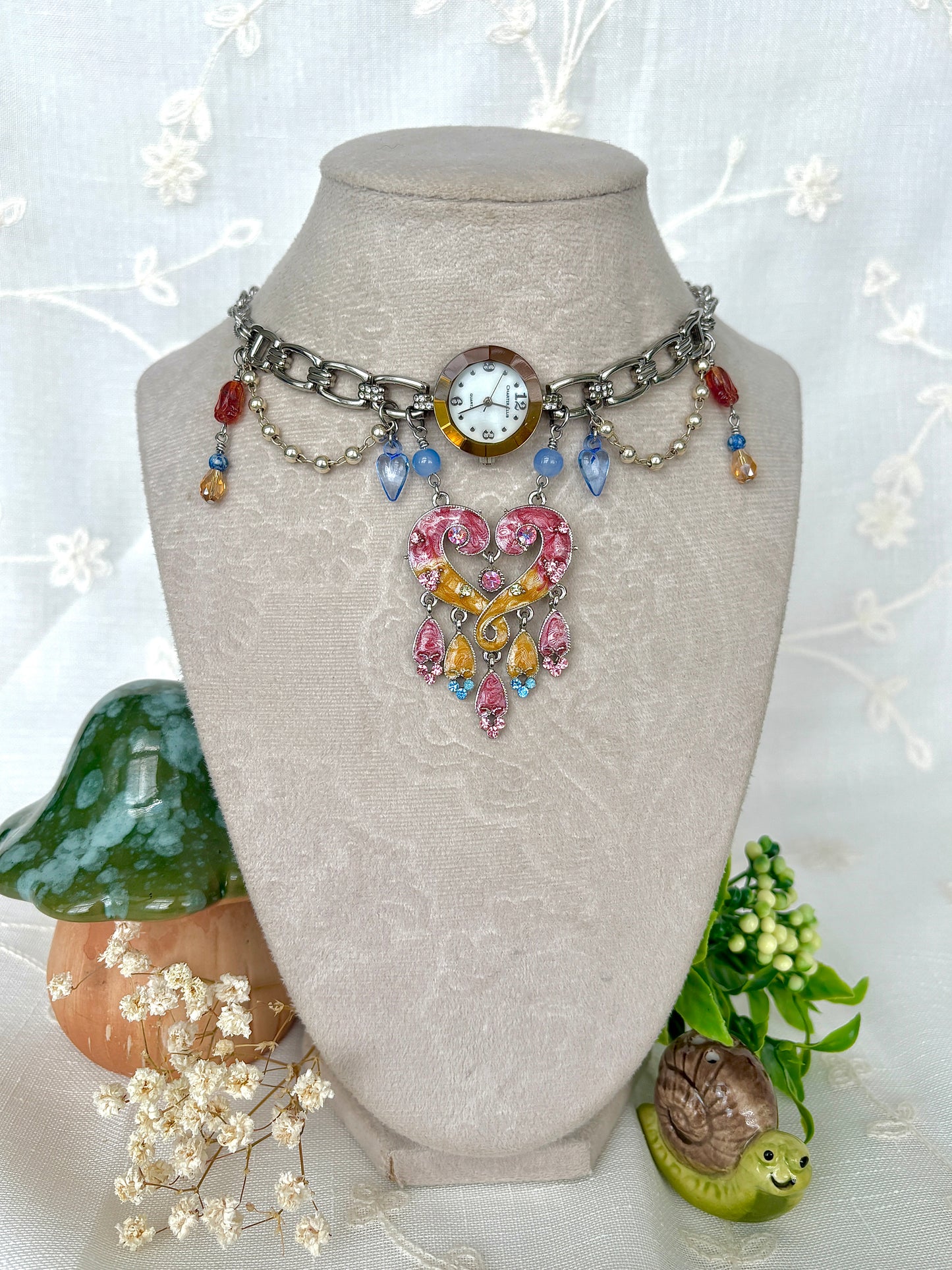 “Primary Love” Watch Necklace